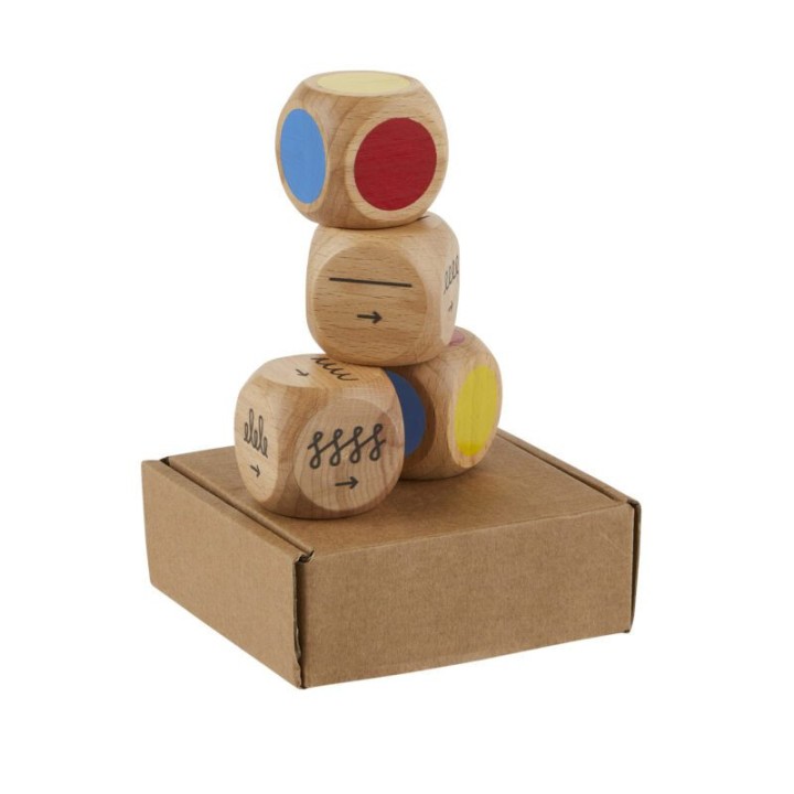 Täringud muster+ värv 4tk