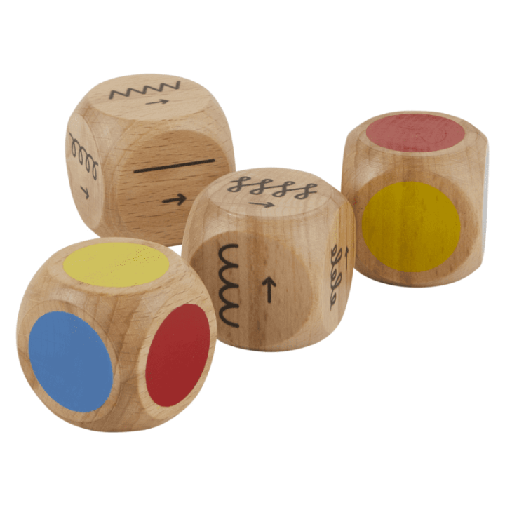 Täringud muster+ värv 4tk