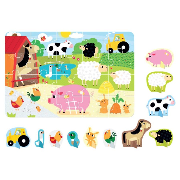 Aktiivsuspusle farm 20tk+ 11 figuuri 48*32cm