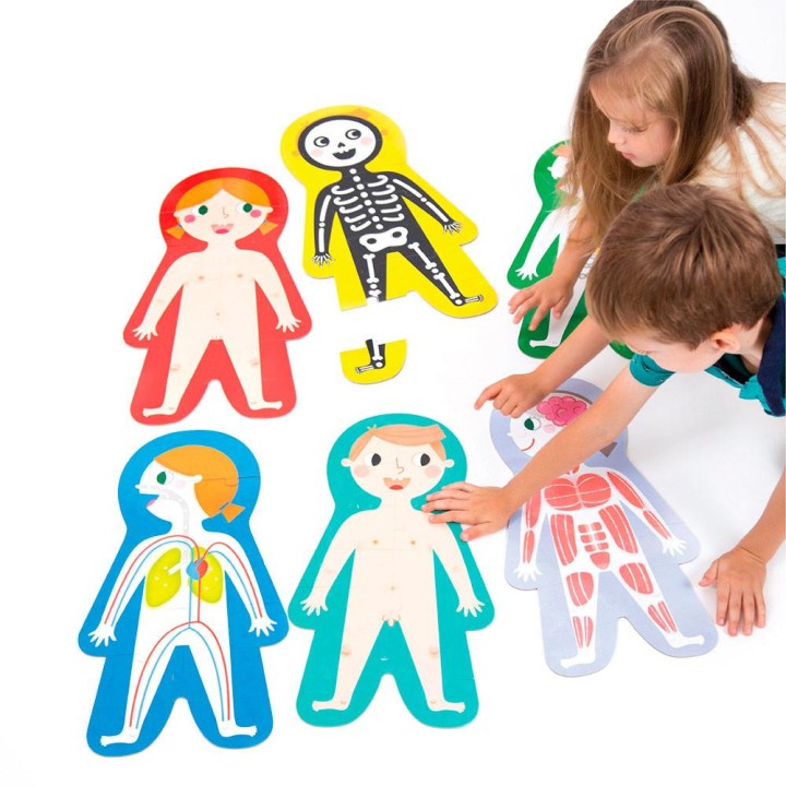 Pusle "minu keha" 84 osa 6 puslet+ plakat