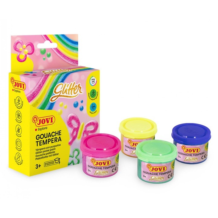 Glitterguašš 4*35ml JOVI