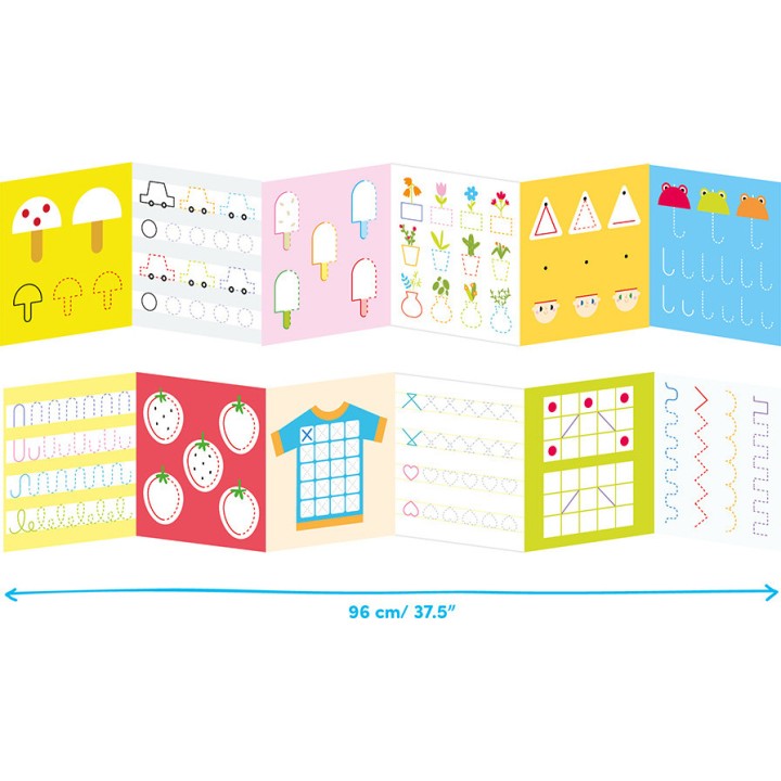 Töövihik pikk joonista joone järgi 2tk 96cm