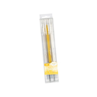 Geelpliiats  HIGHLIGHT 0,6 mm *3 tk. valge, kuld, hõbe