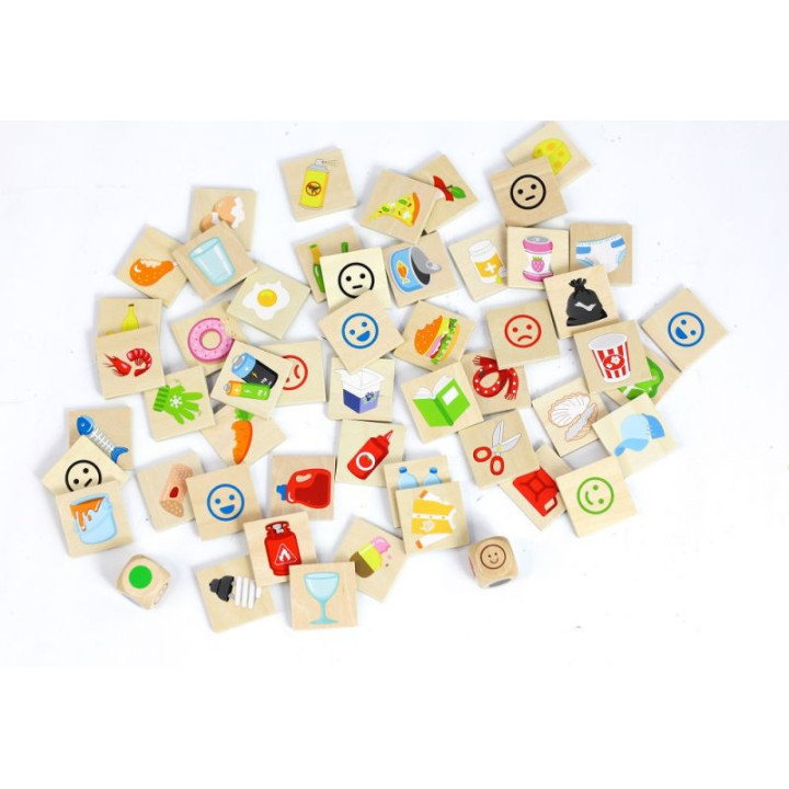 Lauamäng puidust "Prügi sorteerimine" Lauamäng puidust "Prügi sorteerimine"