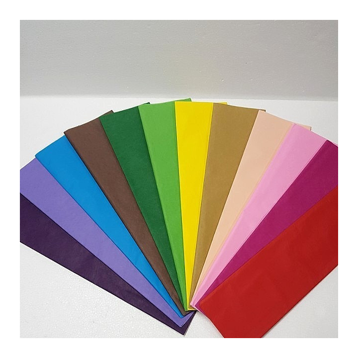 Siidipaber 20 lehte, 10 erin.värvi