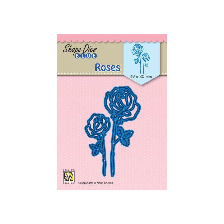 Lõiketera 2 roosi 4,9*8cm Lõiketera 2 roosi 4,9*8cm