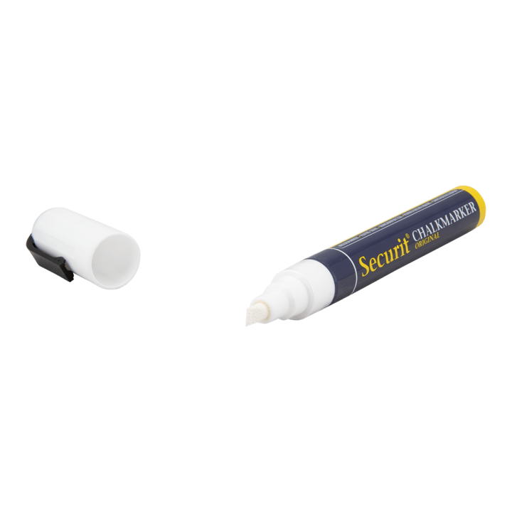 Kriidimarker valge 2-6mm lõigatud otsaga Kriidimarker valge 2-6mm lõigatud otsaga