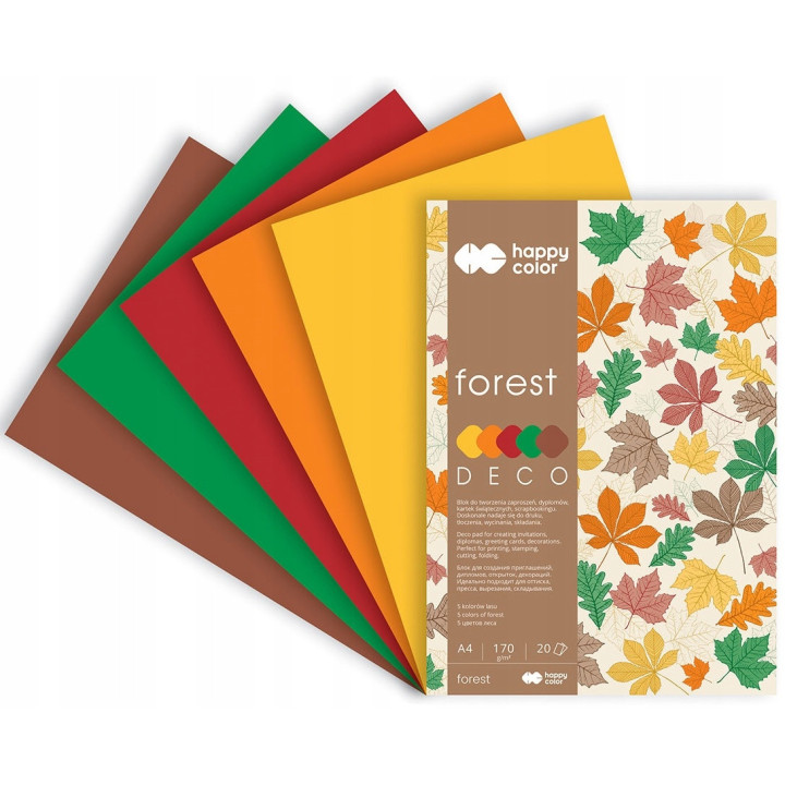 Kartong 170g A4 20 lehte sügis