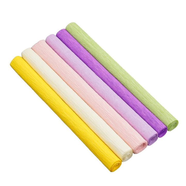 Krepp paber veniv 140% 6 värvi Delicate Krepp paber veniv 140% 6 värvi Delicate