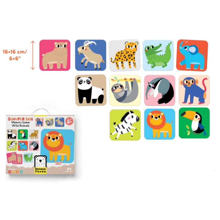 Memoriin SUUR, metsikud loomad 16*16cm