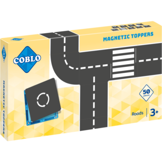 Coblo 60-osaline lisatarvikute komplekt "AUTORADA" magnetklotsidele