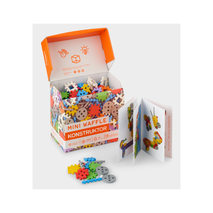 Mini vahvelklotsid - KONSTRUKTOR, 300tk