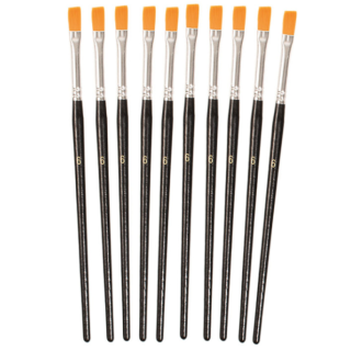 Sünteetiline pintsel, lame nr.6, 10tk