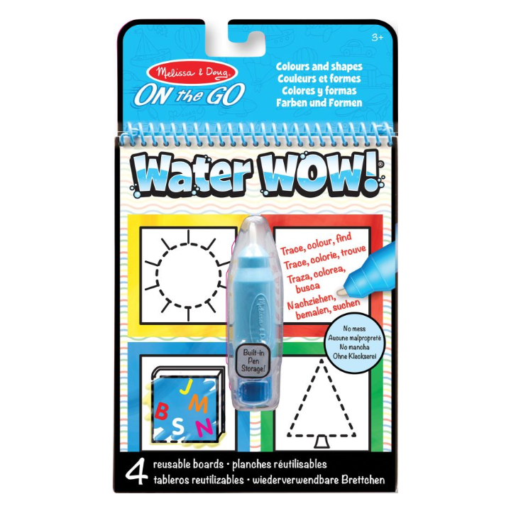 Värviraamat veega värvimiseks, VÄRVID ja KUJUNDID