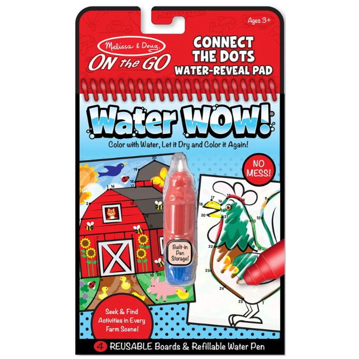 Värviraamat veega värvimiseks, ühenda punktid