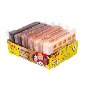 Plastiliini komplekt 6*50g nahatoonid