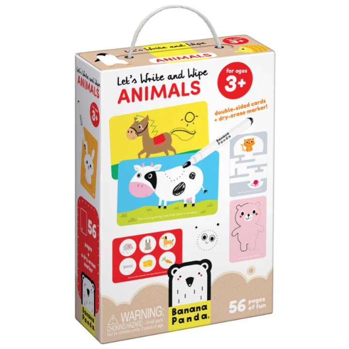 Tegevuskaardid kirjuta ja kustuta, LOOMAD