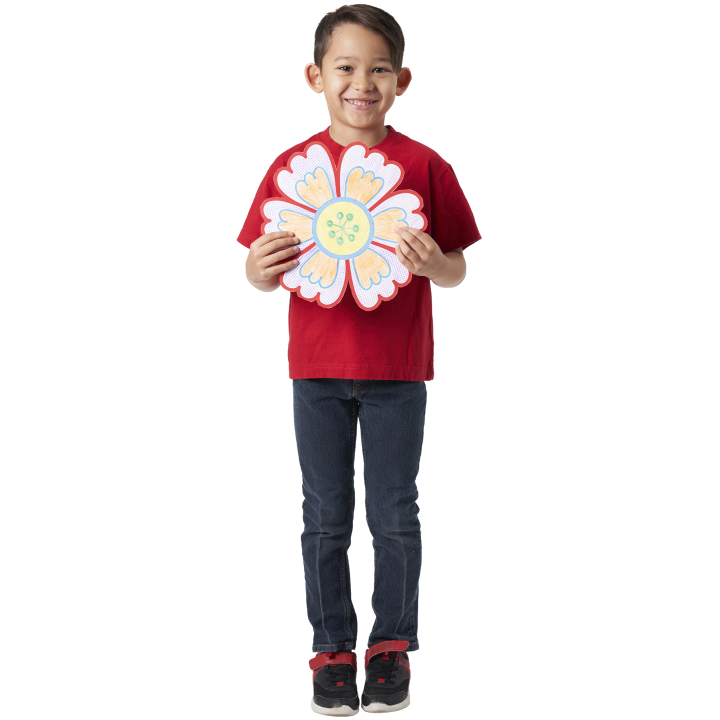 Õied kartongist 35 tk/pk