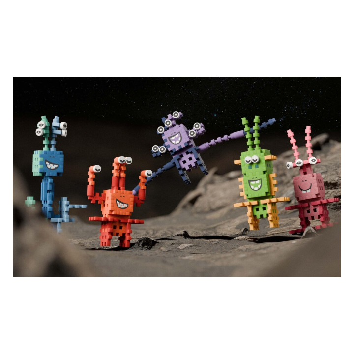 Mini vahvelklotsid - KOSMOSE KOLETISED, 148tk