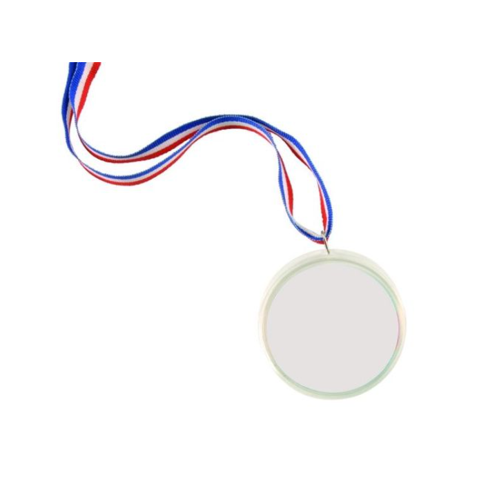 Medali toorik, plastikust, koos paelaga, 1tk