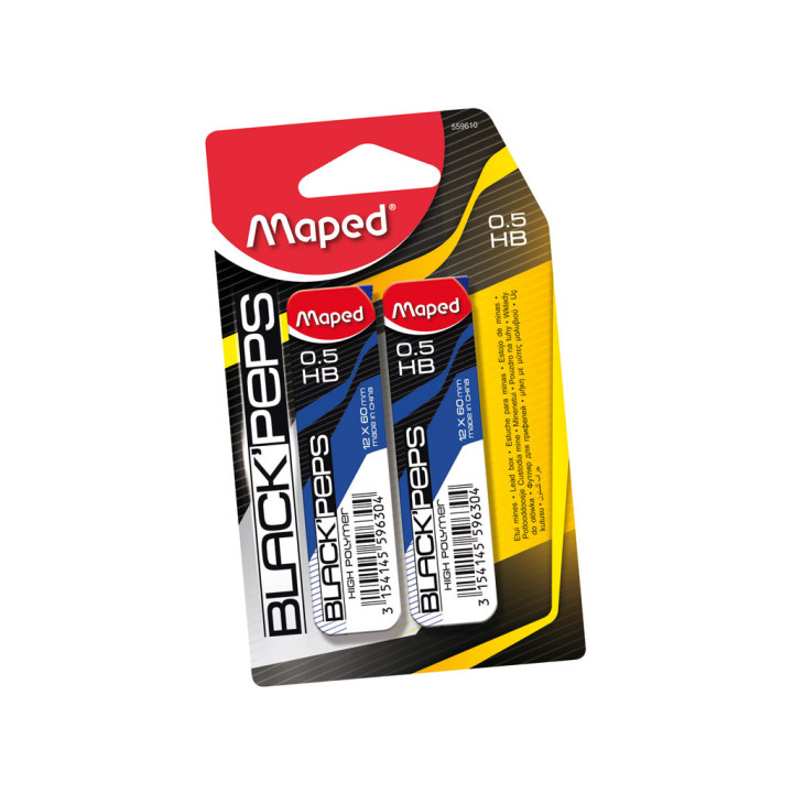 Söed mehaanilisele pliiatsile 0,5 HB 24 tk.