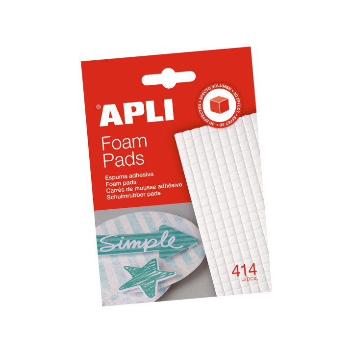 Kahepoolsed 3D kleeppadjad 5*5mm /3mm paksus/414 tk.