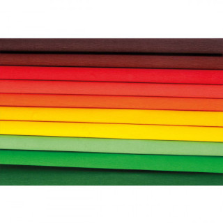 Krepp-paber 25*200cm 10 tk. sügise toonid