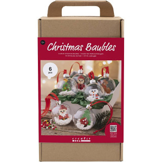 käsitöökomplekt  6 jõulukuuli