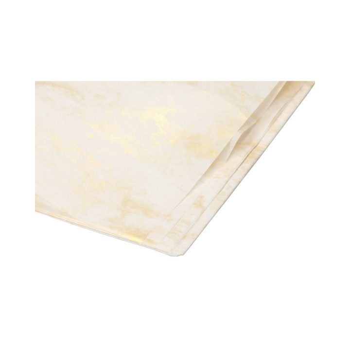 siidipaber 10 lehte 50*65cm kuldne marmor