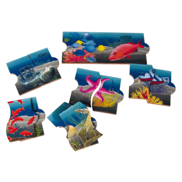 Põrandapusle veeloomad 112*12cm