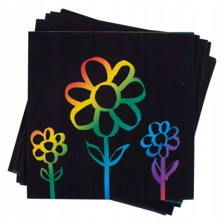 kraapimislehed vikerkaar 15*15cm 50 lehte