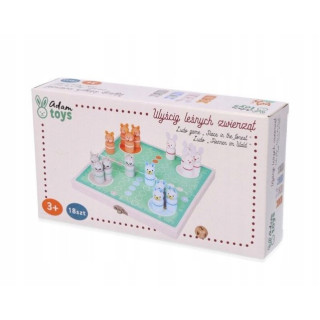 lauamäng metsloomadega "reis ümber metsa"