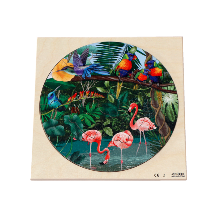 Pusle puidust "Flamingod"