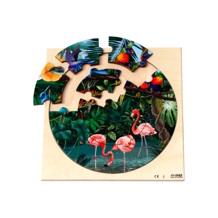 Pusle puidust "Flamingod"