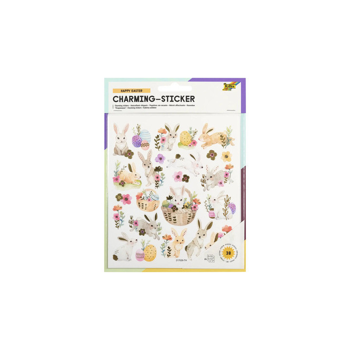 Kleebispildid kevadpühad 15*17cm 2 lehte 38 motiivi