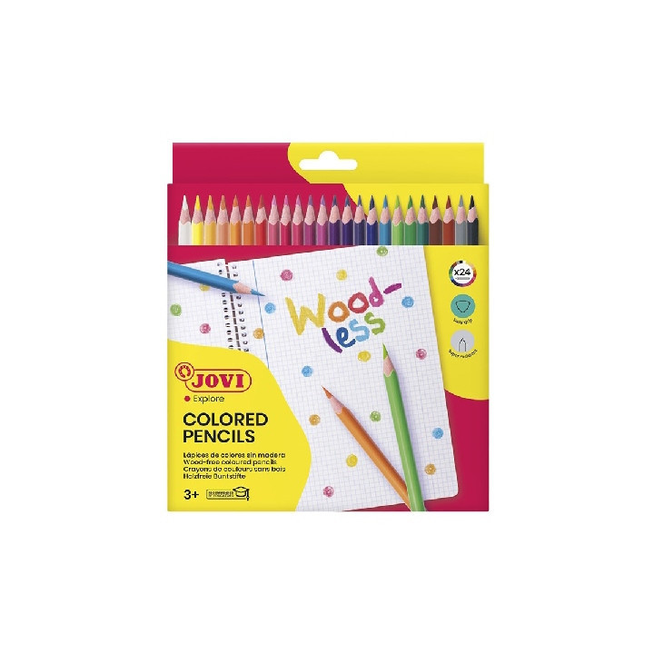 värvipliiatsid 24v. kolmn jovi puiduvaba