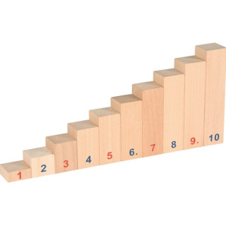 puidust klotsid numbritega 1-10