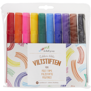 Viltpliiats ROLF maxi 10 värvi