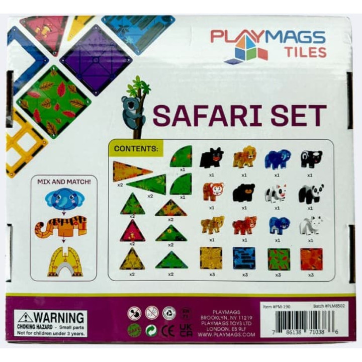 Magnetklotsid 42tk SAFARI