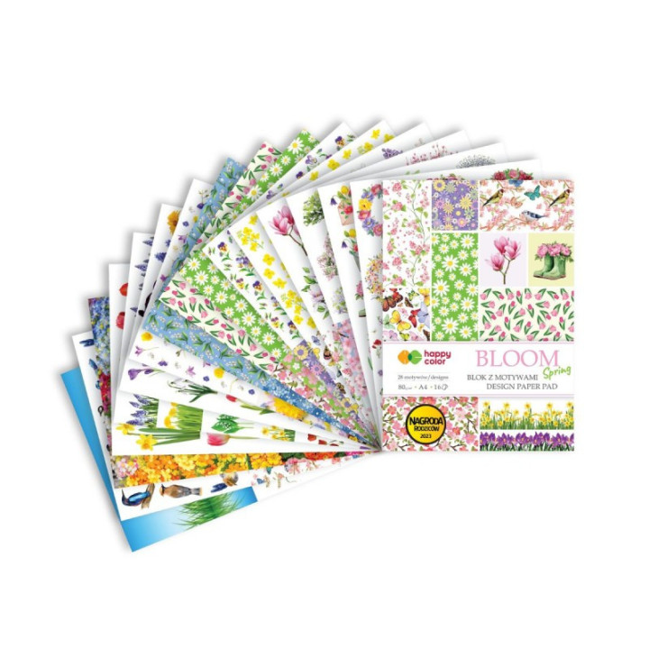 disainpaber 80g A4 15 lehte LILLED