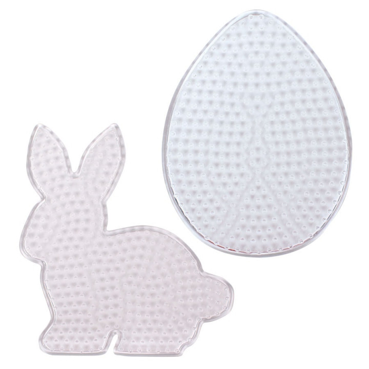 pärliplaat jänes + muna  triigitavatele pärlitele