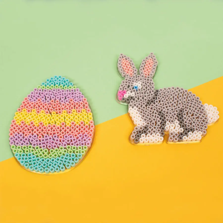 pärliplaat jänes + muna  triigitavatele pärlitele