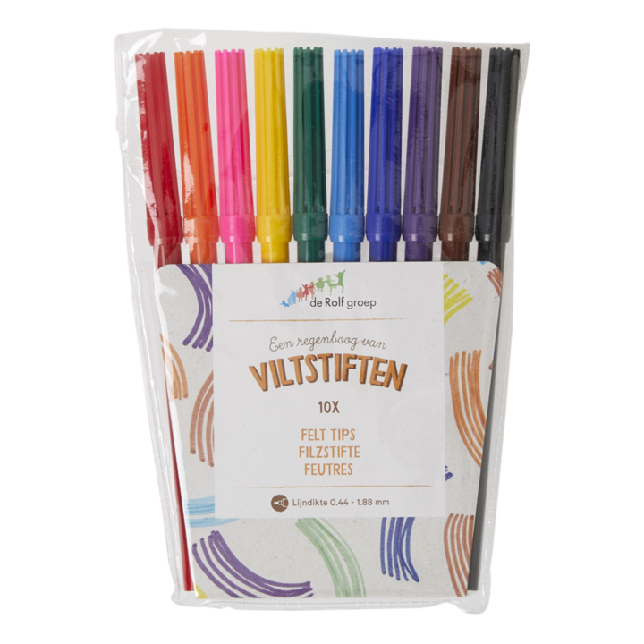 Viltpliiats ROLF 10 värvi