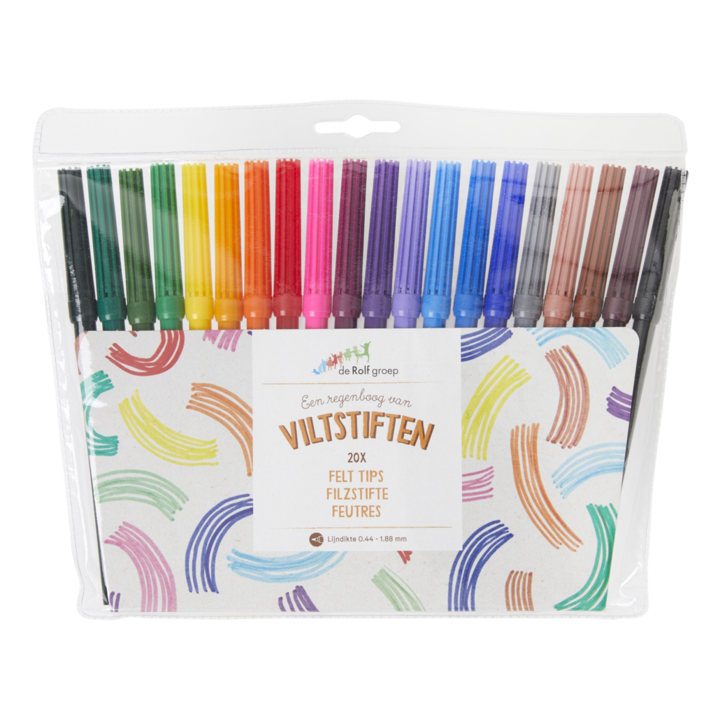 Viltpliiats ROLF 20 värvi