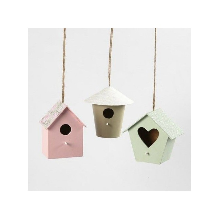 Linnumajad kartongist 12 tk