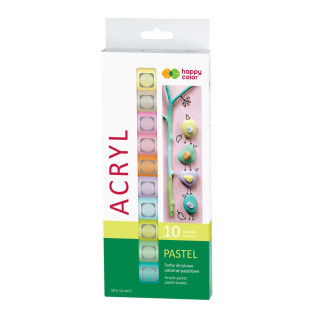 akrüülvärvid 10*12 ml pastell
