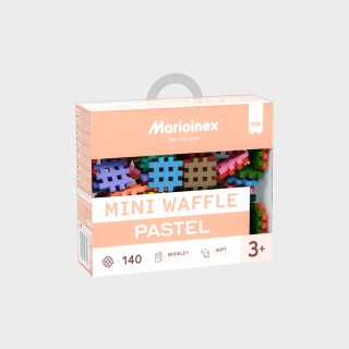 Minivahvelklotsid, 140tk. pastelsed värvid
