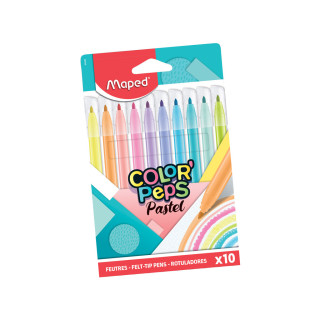 Viltpliiats Maped ColorPeps Pastel 10tk.
